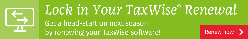 TaxWise Renewal Banner